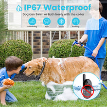 Load image into Gallery viewer, MASBRILL Dog Training Collar, Bark Collar with Remote, 2 in 1 Dog Automatic Anti Bark and Training Collar with 3 Training Modes, Up 1000ft Range, Waterproof Shock Collar for Medium Large Dogs