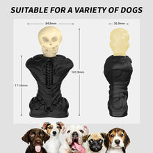 Load image into Gallery viewer, MASBRILL Halloween Skull Dog Toys– Durable Dog Toys for Aggressive Chewers & Chew Toy Non-Toxic, Pet Safe Toys, Food Safe Natural Rubber