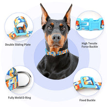 Load image into Gallery viewer, MASBRILL Dog Collar for Medium Dogs, Durable Nylon Dog Collars with Colorful Desige, Eyecatcher Looking and Comfortable Dog Collar