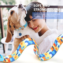 Load image into Gallery viewer, MASBRILL Dog Collar for Medium Dogs, Durable Nylon Dog Collars with Colorful Desige, Eyecatcher Looking and Comfortable Dog Collar