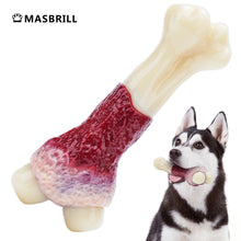 Load image into Gallery viewer, MASBRILL Dog Toys for Aggressive Chewers, Indestructible Durable Dog Chew Toys, Non-Toxic Food Grade Nylon Dog Bone Toy Reduces Boredom, For Small Medium and Large Breed