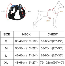 Load image into Gallery viewer, MASBRILL Reflective Dog Harness No Pull Dog Vest Harness with Handle, Breathable Padded Dog Chest Harness Adjustable for Medium Dog-Blue