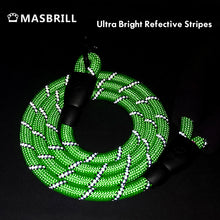 Load image into Gallery viewer, MASBRILL Dog Leash for Medium and Large Dogs with Comfortable Padded Handle Strong Leash with Highly Reflective Threads 5FT-Blue