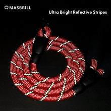 Load image into Gallery viewer, MASBRILL Dog Leash for Medium and Large Dogs with Comfortable Padded Handle Strong Leash with Highly Reflective Threads 5FT-Blue