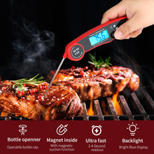 Load image into Gallery viewer, MASBRILL Digital Meat Thermometer for Grill and Cooking Ultra Fast Thermometer with Backlight Food Probe for Kitchen Outdoor Grilling and BBQ