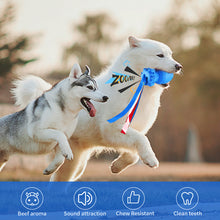 Load image into Gallery viewer, MASBRILL Dog Squeaky Toy Indestructible Dog Chew Toys for Large Medium Aggressive Chewers, Tough Dog Teeth Cleaning Toys Bite Resistant, Natural Rubber Interactive Dog Toys for Boredom
