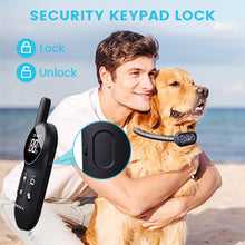 Load image into Gallery viewer, MASBRILL Dog Training Collar, Bark Collar with Remote, 2 in 1 Dog Automatic Anti Bark and Training Collar with 3 Training Modes, Up 1000ft Range, Waterproof Shock Collar for Medium Large Dogs
