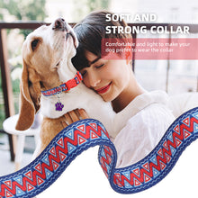 Load image into Gallery viewer, MASBRILL Dog Collar for Medium Dogs, Durable Nylon Dog Collars with Colorful Desige, Eyecatcher Looking and Comfortable Dog Collar