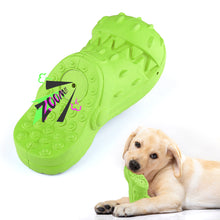 Load image into Gallery viewer, MASBRILL Squeaky Dog Toy Large Dog Chew Toys for Aggressive Chewers Rubber Dog Shoes Shape Toothbrush Toys