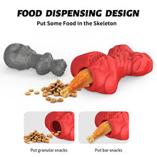 Load image into Gallery viewer, MASBRILL Halloween Skull Dog Toys– Durable Dog Toys for Aggressive Chewers & Chew Toy Non-Toxic, Pet Safe Toys, Food Safe Natural Rubber