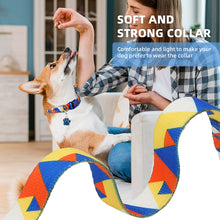 Load image into Gallery viewer, MASBRILL Dog Collar for Medium Dogs, Durable Nylon Dog Collars with Colorful Desige, Eyecatcher Looking and Comfortable Dog Collar