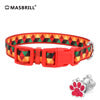 Load image into Gallery viewer, MASBRILL Dog Collar for Medium Dogs, Durable Nylon Dog Collars with Colorful Desige, Eyecatcher Looking and Comfortable Dog Collar