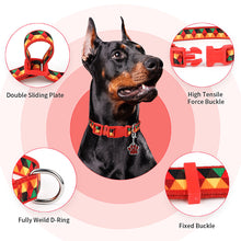 Load image into Gallery viewer, MASBRILL Dog Collar for Medium Dogs, Durable Nylon Dog Collars with Colorful Desige, Eyecatcher Looking and Comfortable Dog Collar