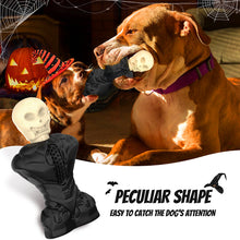 Load image into Gallery viewer, MASBRILL Halloween Skull Dog Toys– Durable Dog Toys for Aggressive Chewers & Chew Toy Non-Toxic, Pet Safe Toys, Food Safe Natural Rubber