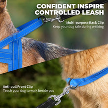 Load image into Gallery viewer, MASBRILL Reflective Dog Harness No Pull No Choking with Handle, Breathable Mesh Padded Dog Chest Adjustable Dog Harness