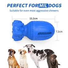 Load image into Gallery viewer, MASBRILL Dog Squeaky Toy Indestructible Dog Chew Toys for Large Medium Aggressive Chewers, Tough Dog Teeth Cleaning Toys Bite Resistant, Natural Rubber Interactive Dog Toys for Boredom