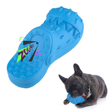 Load image into Gallery viewer, MASBRILL Squeaky Dog Toy Large Dog Chew Toys for Aggressive Chewers Rubber Dog Shoes Shape Toothbrush Toys