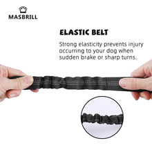 Load image into Gallery viewer, MASBRILL Dog Car Seat Belt, Retractable Dog Car Seatbelts, Adjustable Pet Seat Belt for Vehicle, Nylon Pet Safety Seat Belts Heavy Duty & Elastic & Durable Car Harness for Dogs
