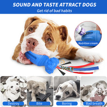 Load image into Gallery viewer, MASBRILL Dog Squeaky Toy Indestructible Dog Chew Toys for Large Medium Aggressive Chewers, Tough Dog Teeth Cleaning Toys Bite Resistant, Natural Rubber Interactive Dog Toys for Boredom