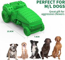 Load image into Gallery viewer, MASBRILL Squeaky Indestructible Durable Dog Chew Toys for Teething Non-Toxic Natural Rubber Interactive Dog Toys
