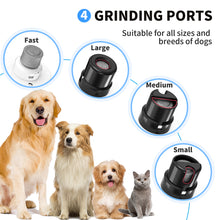 Load image into Gallery viewer, MASBRILL Dog Nail Grinder Upgraded - Professional 2-Speed Electric Rechargeable Pet Nail Trimmer Painless Paws Grooming & Smoothing for Small Medium Large Dogs & Cats