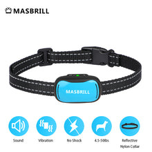 Load image into Gallery viewer, MASBRILL Bark Collar for Small Dogs, Rechargeable Dog Bark Collar , Humane No Bark Collar for Small/Medium Dogs