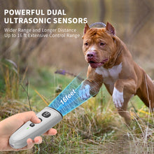 Load image into Gallery viewer, MASBRILL Ultrasonic Dog Barking Control Devices - Dog Training - Anti Barking Device for Small Medium Large Dogs Outdoor - Stop Barking Devices 16.4 Ft Range - Dog Bark Deterrent Devices Indoor