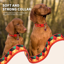 Load image into Gallery viewer, MASBRILL Dog Collar for Medium Dogs, Durable Nylon Dog Collars with Colorful Desige, Eyecatcher Looking and Comfortable Dog Collar