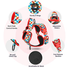 Load image into Gallery viewer, MASBRILL No Pull Dog Harness, Reflective Dog Vest with Handle No Choke Soft Padded Dog Harness for Small Medium Large Dog