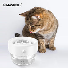 Load image into Gallery viewer, MASBRILL Cat Fountain Water Fountain, 1L Automatic Pet Water Fountain, Cat Dog Water Dispenser with Auto Power Off Pump, Ultra Quiet Pet Drinking Fountain for Cats, Dogs