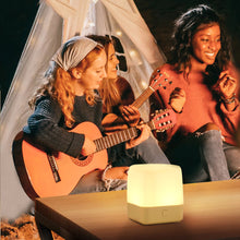 Load image into Gallery viewer, MASBRILL Touch Sensor Night Light, Bedside Lamp Warm Light and White Light 2 in 1, Dimmable Kindergarten Night Light, Rechargeable Bedside Mini Table Lamps