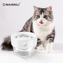 Load image into Gallery viewer, MASBRILL Cat Fountain Water Fountain, 1L Automatic Pet Water Fountain, Cat Dog Water Dispenser with Auto Power Off Pump, Ultra Quiet Pet Drinking Fountain for Cats, Dogs
