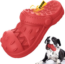 Load image into Gallery viewer, MASBRILL Squeaky Dog Toy Large Dog Chew Toys for Aggressive Chewers Rubber Dog Shoes Shape Toothbrush Toys