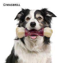 Load image into Gallery viewer, MASBRILL Large Dog Toys for Aggressive Chewers, Dog Toys for Large Dogs, Tough Dog Bone Chew Toys for Medium/ Large Dogs, Toothbrush Dog Toys for Aggressive Chewers Large Breed