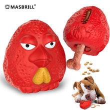 Load image into Gallery viewer, MASBRILL Rubber Dog Chew Toys, Treat Food Dispensing Dog Toys for Teeth Cleaning, Interactive Dog Toys for Small Medium Large Dogs