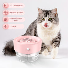 Load image into Gallery viewer, MASBRILL Cat Fountain Water Fountain, 1L Automatic Pet Water Fountain, Cat Dog Water Dispenser with Auto Power Off Pump, Ultra Quiet Pet Drinking Fountain for Cats, Dogs