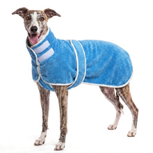 Load image into Gallery viewer, MASBRILL Dog Drying Towel for Small to Large Dogs, Absorbent Pet Bathrobe Coat with Adjustable Strap, Quick Dry Dog Towel for After Bath &amp; Swim &amp; Cold Weather
