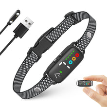 Load image into Gallery viewer, MASBRILL Dog Bark Collar for Small Medium Dogs, Effective No-Bark Collar, Smart Barking Collar, Rechargeable Anti Barking Training Collar with 7 Adjustable Sensitivity Beep Vibration Shock (Black)
