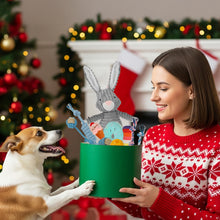 Load image into Gallery viewer, MASBRILL 10 Pack Puppy Chew Toys , Dog Toys for Small Dogs with Ropes, Treat Ball and Plush Squeaky to Keep Them Busy, Grey Rabbit
