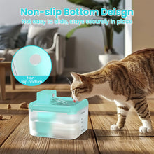 Load image into Gallery viewer, MASBRILL Wireless Cat Water Fountain 60oz/2L Automatic Water Dispenser For Pets Battery Operated Infrared Induction Pet Fountain BPA-Free
