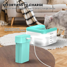 Load image into Gallery viewer, MASBRILL Wireless Cat Water Fountain 60oz/2L Automatic Water Dispenser For Pets Battery Operated Infrared Induction Pet Fountain BPA-Free
