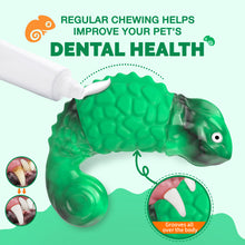 Load image into Gallery viewer, MASBRILL Dog Toys for Aggressive Chewers, Durable Chameleon Chew Toys for Small to Large Breeds-Interactive Toys with Fun Squeaky Sound for Boredom,Beef Flavor
