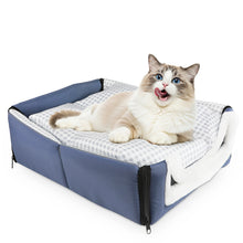 Load image into Gallery viewer, MASBRILL 2-in-1 Dog Bed &amp; Cat Bed with Soft Plush Entrance – Pet House for Indoor Puppy and Kittens with Anti-Slip Bottom, Foldable &amp; Waterproof
