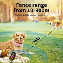 Load image into Gallery viewer, MASBRILL Electric Wireless Dog Fence System, Rechargeable Dog Training Collar with Remote Long for 180 Days Use, 1 Dog Pet Containment System Adjustable for all Dogs
