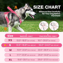 Load image into Gallery viewer, MASBRILL Reflective Dog Harness No Pull Dog Vest Harness with Handle, Breathable Padded Dog Chest Harness Adjustable for Medium Dog-Blue
