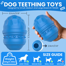 Load image into Gallery viewer, MASBRILL Fillable Dog Toys for Fetch &amp; Chew, Interactive Dog Toys for Aggressive Chewers, Treat Dispener for Smart Dogs, Boredom Busters, Beef Flavored
