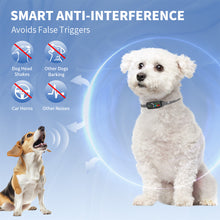 Load image into Gallery viewer, MASBRILL Dog Bark Collar for Small Medium Dogs, Effective No-Bark Collar, Smart Barking Collar, Rechargeable Anti Barking Training Collar with 7 Adjustable Sensitivity Beep Vibration Shock (Black)
