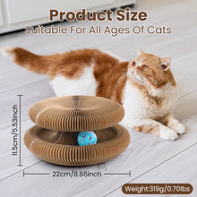 Load image into Gallery viewer, MASBRILL Magic Organ Cat Scratching Board ,Corrugated Scratcher For Kitten Adult Cat ,Cardboard Scratcher Interactive Mental Physical Exercise Cats Toy
