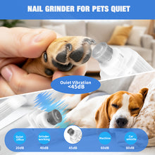 Load image into Gallery viewer, MASBRILL 2-in-1 Pet Nail Clippers &amp; Grinder with LED Light and Protective Guard, USB Rechargeable, Safe Nail Care for Small to Large Dogs and Cats, Beginner Friendly
