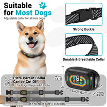 Load image into Gallery viewer, MASBRILL Dog Bark Shock Collar for Large Medium Small Dogs,Smart Bark Collar,Rechargeable Anti Barking Training Collar with 7 Adjustable Sensitivity, with Beep Vibration
